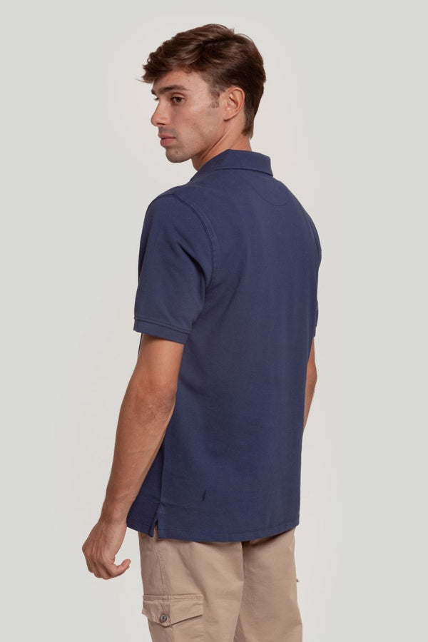CAMISA POLO AZUL DENIM SKU 0.28018