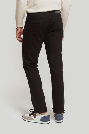 Calças esportivas jeans pretas SKU 0.28873