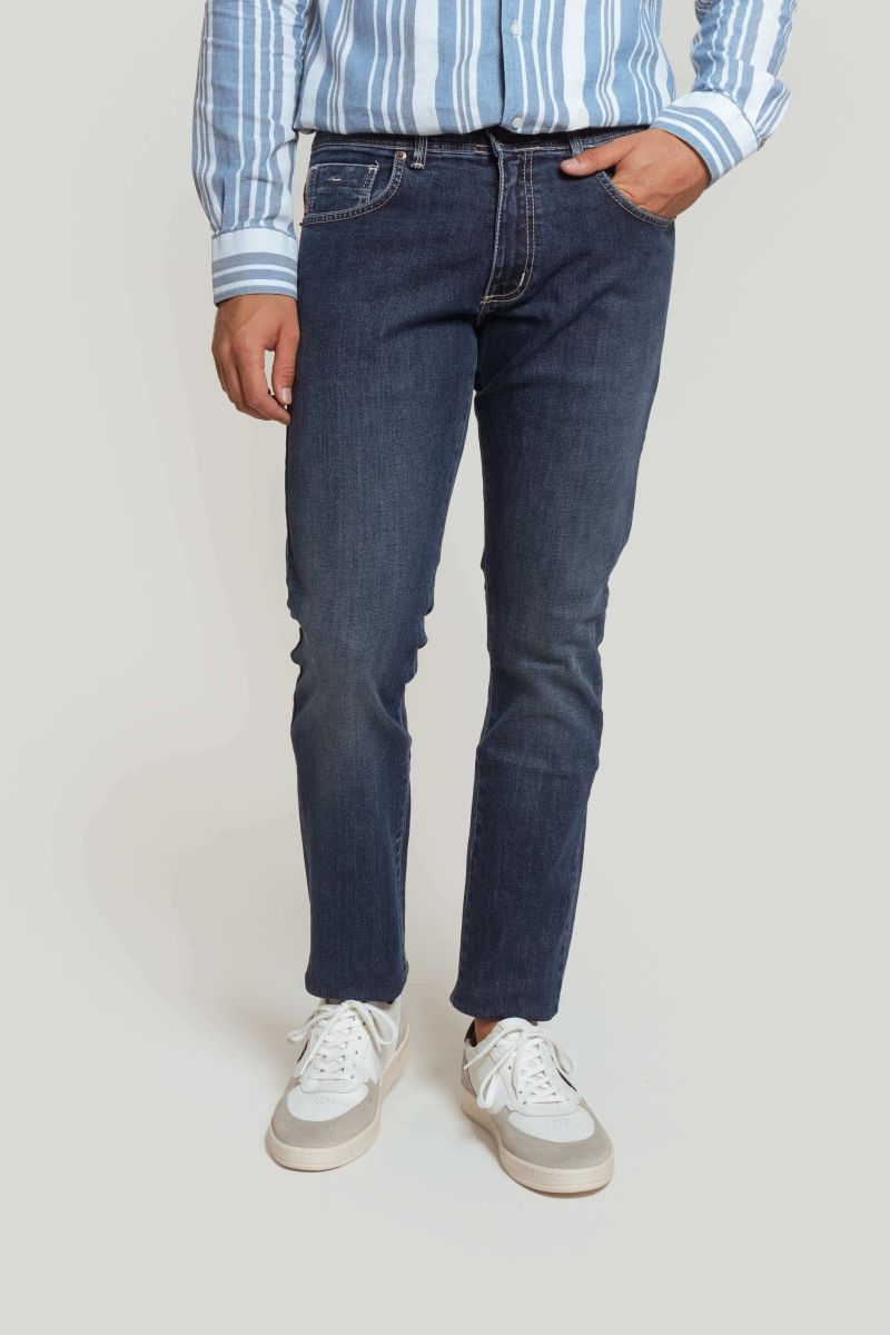 CALÇA ESPORTIVA AZUL DENIM SKU 0.28877