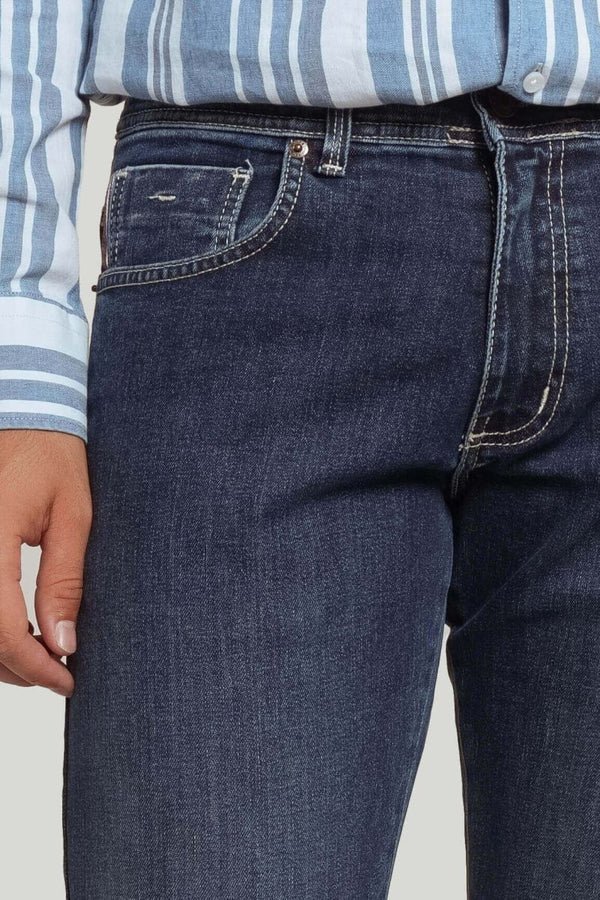 CALÇA ESPORTIVA AZUL DENIM SKU 0.28877