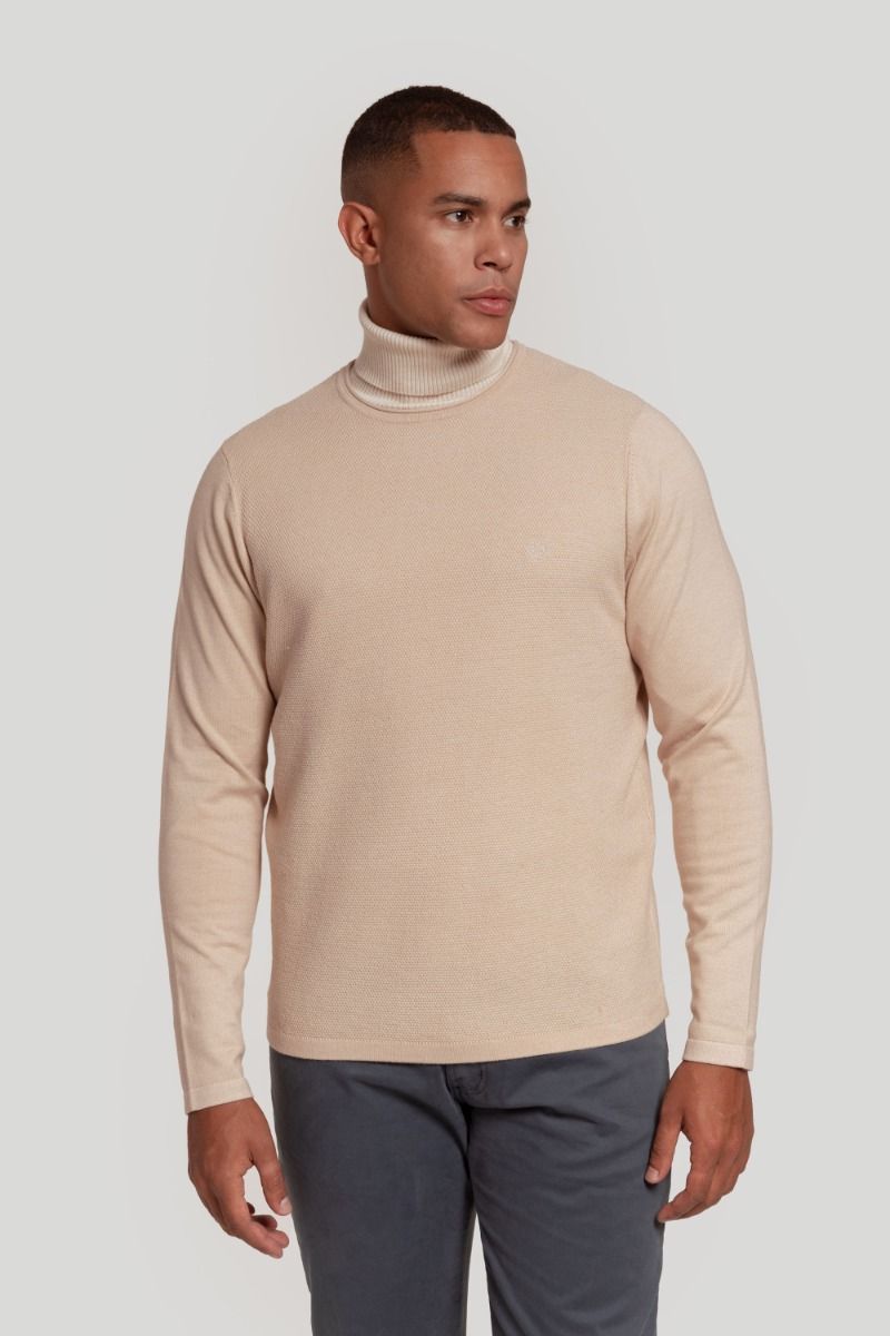 JERSEY CUELLO ALTO BEIG SKU 0.29060