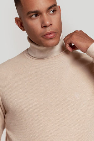 JERSEY CUELLO ALTO BEIG SKU 0.29060