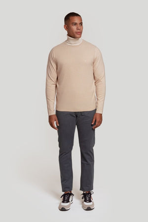 JERSEY CUELLO ALTO BEIG SKU 0.29060