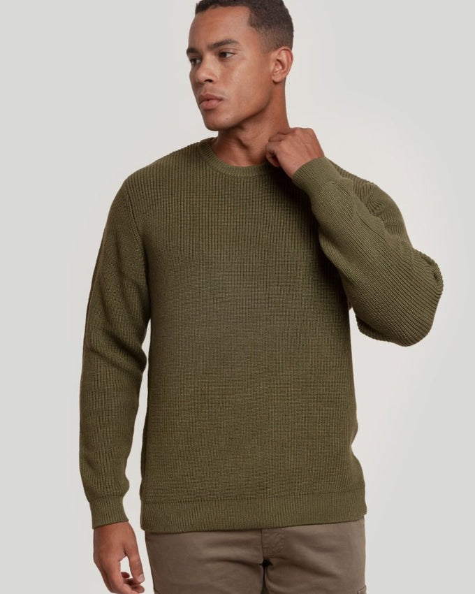 Camisola de Malha Cáqui SKU 0.29061