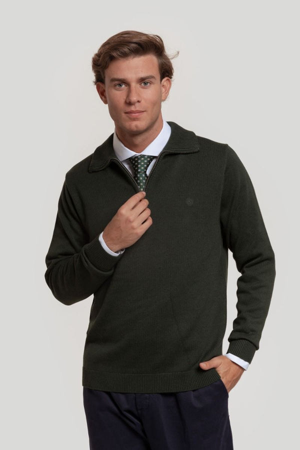 JERSEY MEDIA CREMALLERA KAKI SKU 0.29062