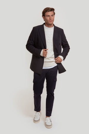 JERSEY RICH CABLE CREW NECK ARENA SKU