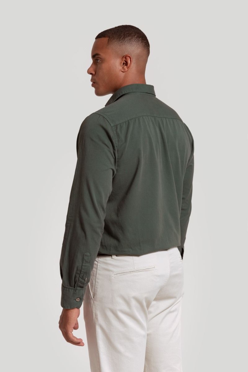 CAMISA LAVADA VERDE SKU 0.29224