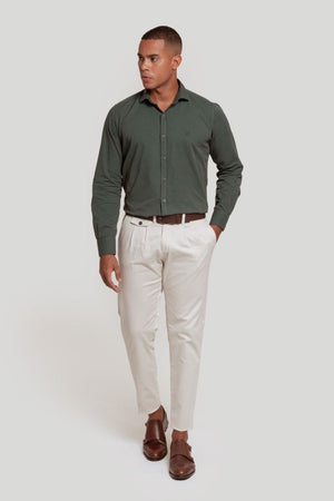 CAMISA LAVADA VERDE SKU 0.29224