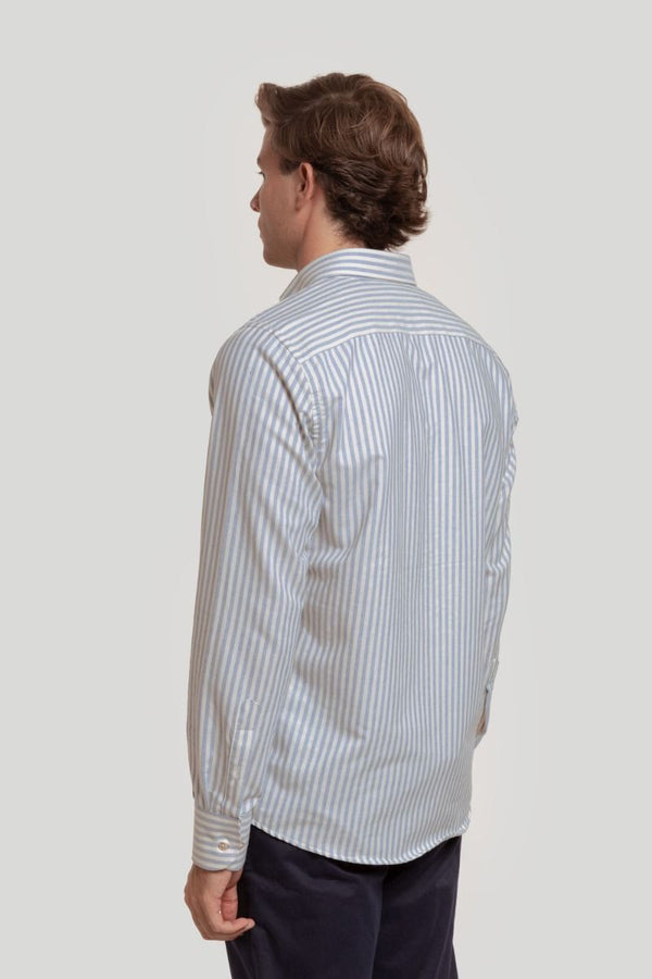 CAMISA RAYA OXFORD CELESTE SKU 0.29226