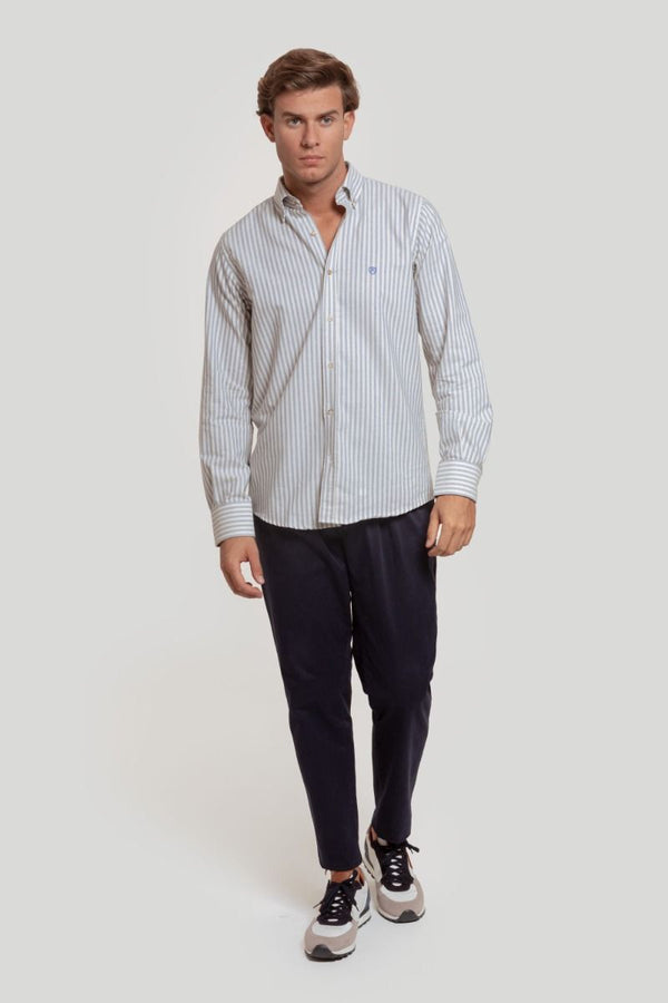 CAMISA RAYA OXFORD CELESTE SKU 0.29226