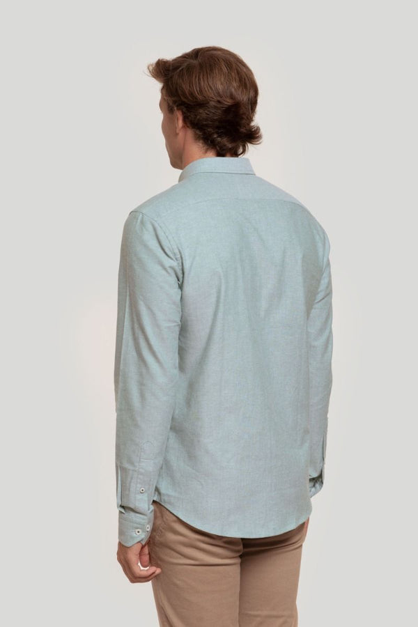 CAMISA OXFORD VERDE SKU 0.29240