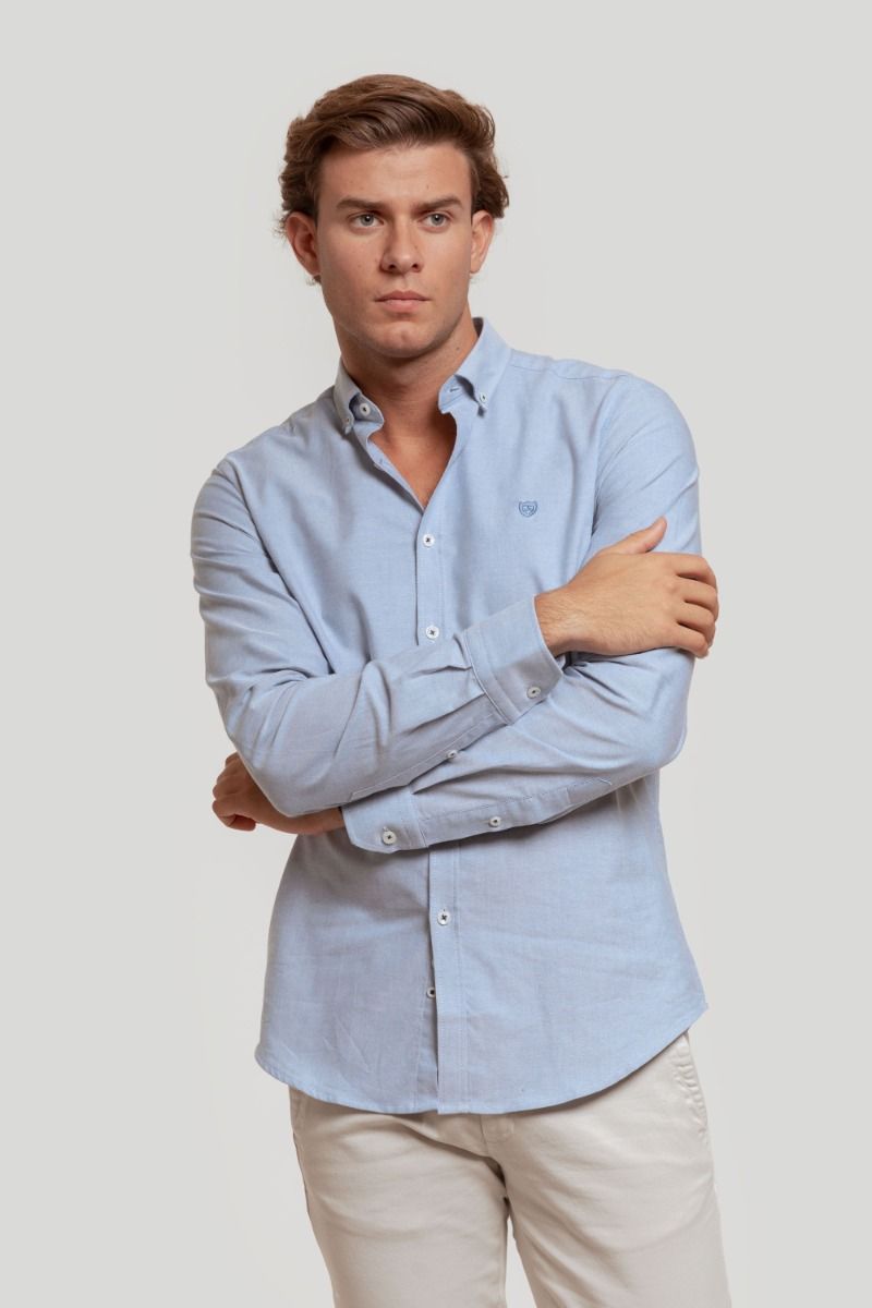 CAMISA OXFORD JEANS SKU 0.29240