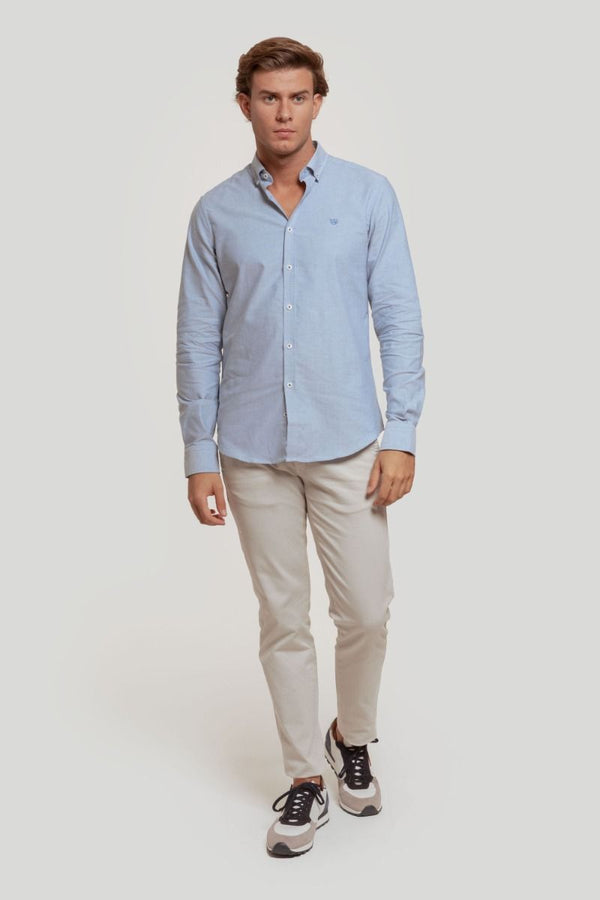 CAMISA OXFORD JEANS SKU 0.29240