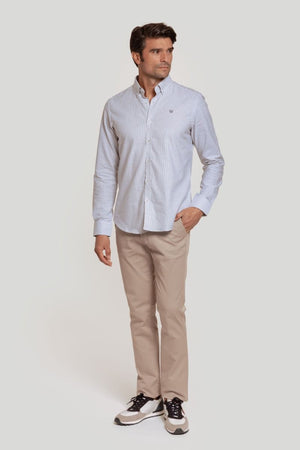 CAMISA RAYA FINA GRIS SKU 0.29434