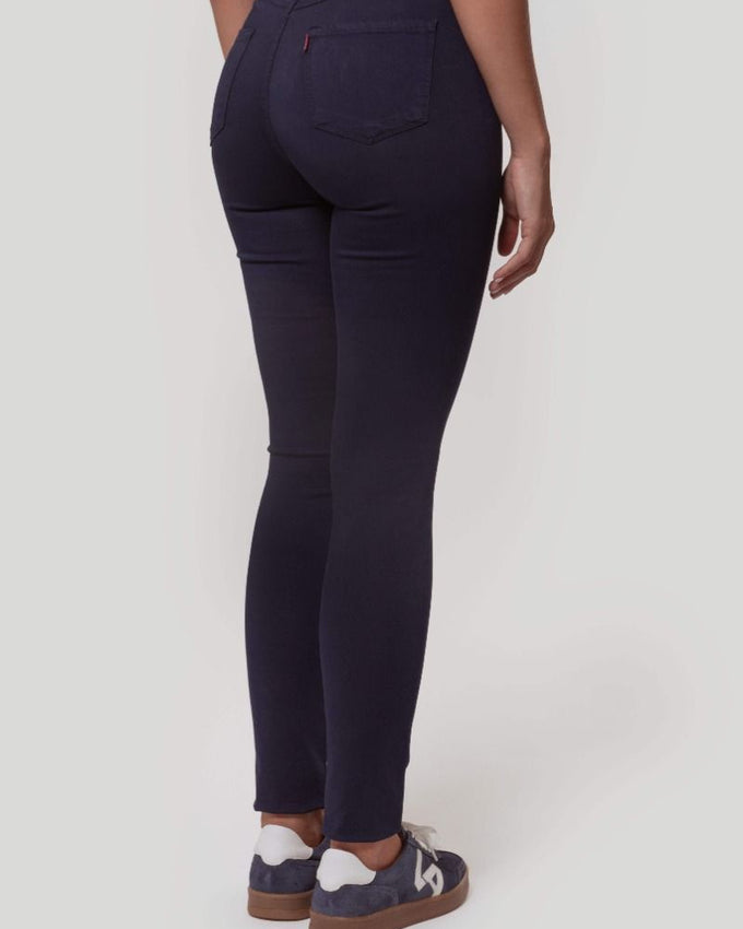PANTALON TIRO ALTO SKINNY MARINO AZUL SKU 0.29437