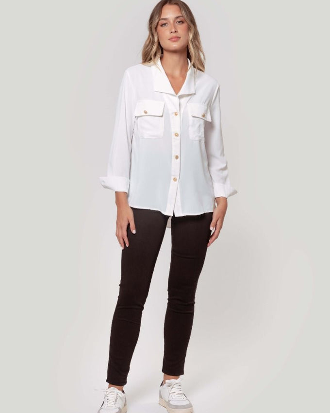 PANTALON TIRO ALTO SKINNY NEGRO SKU 0.29437