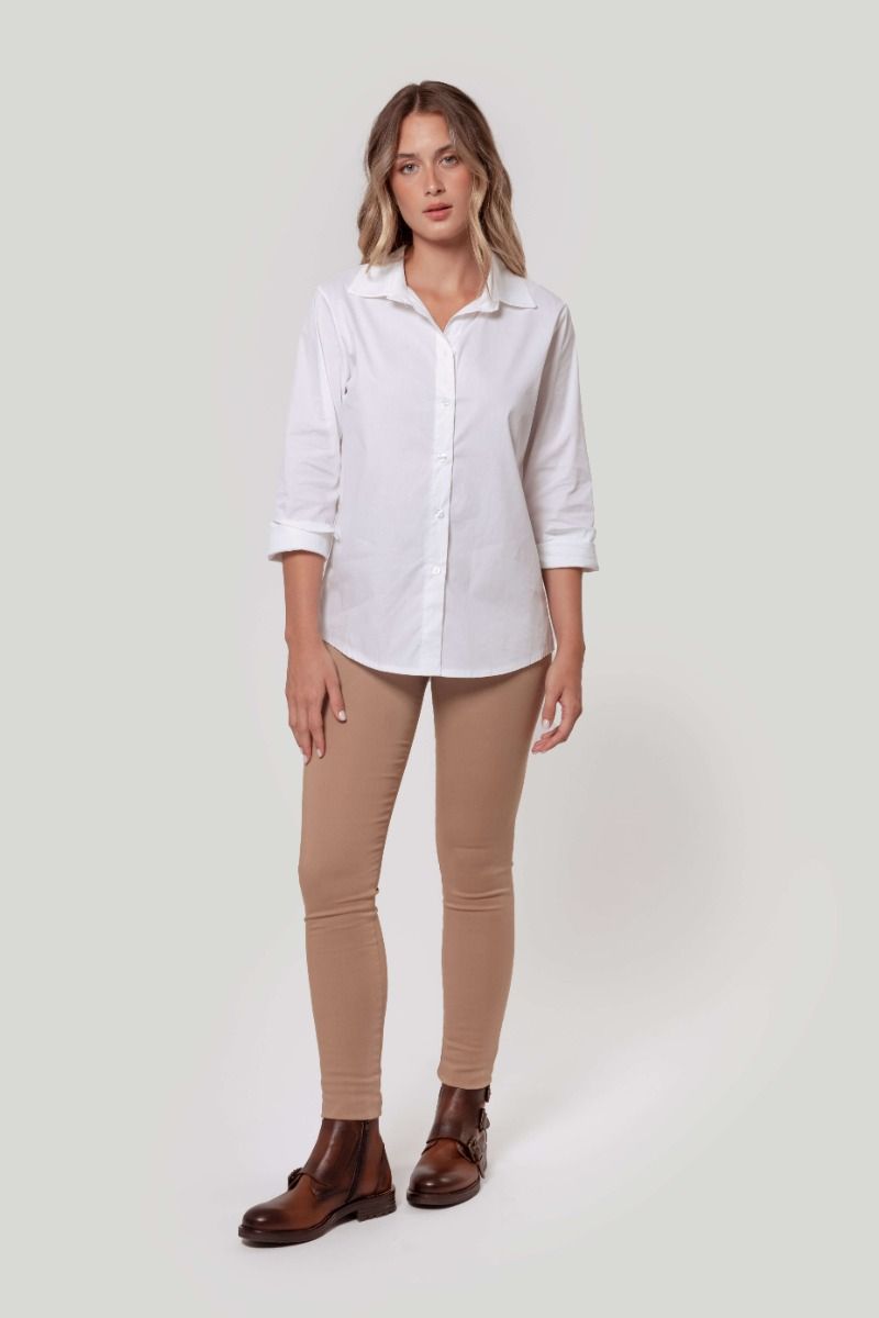 PANTALON TIRO ALTO SKINNY CAMEL AZUL SKU 0.29437