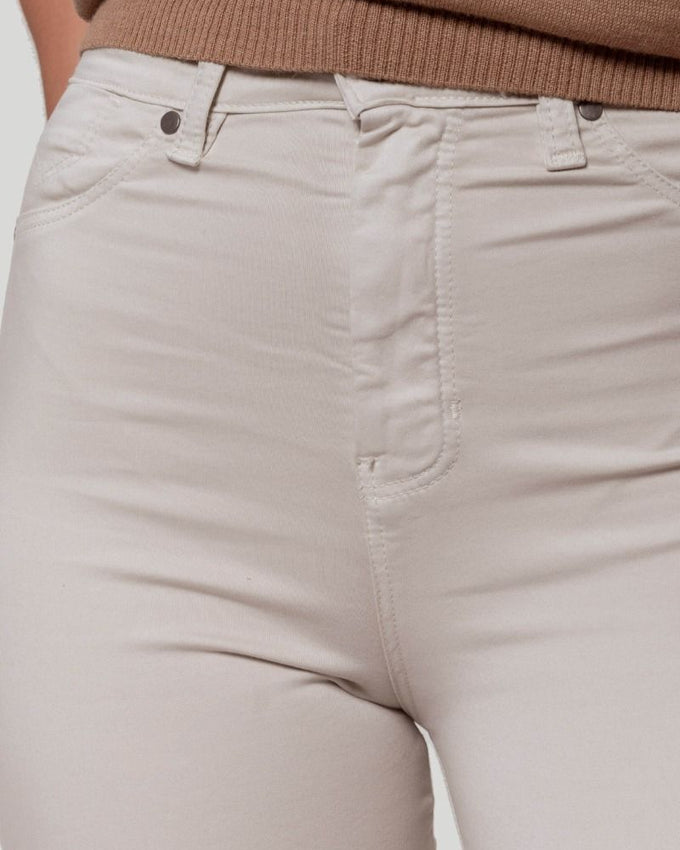 PANTALON TIRO ALTO SKINNY BEIG SKU 0.29437