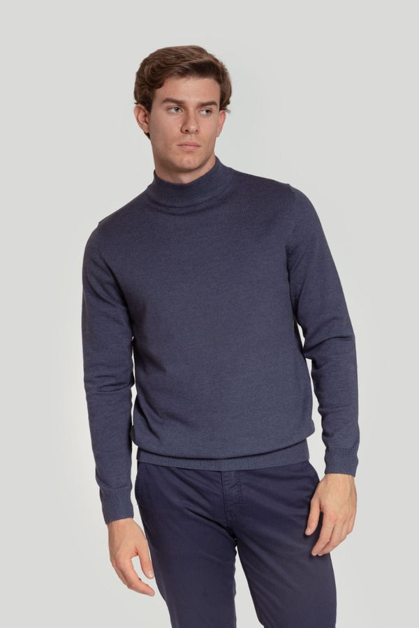 JERSEY CUELLO ALTO AZUL NOCHE SKU  0.29465