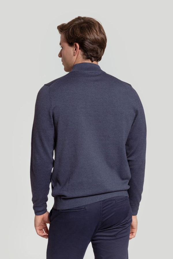 JERSEY CUELLO ALTO AZUL NOCHE SKU  0.29465