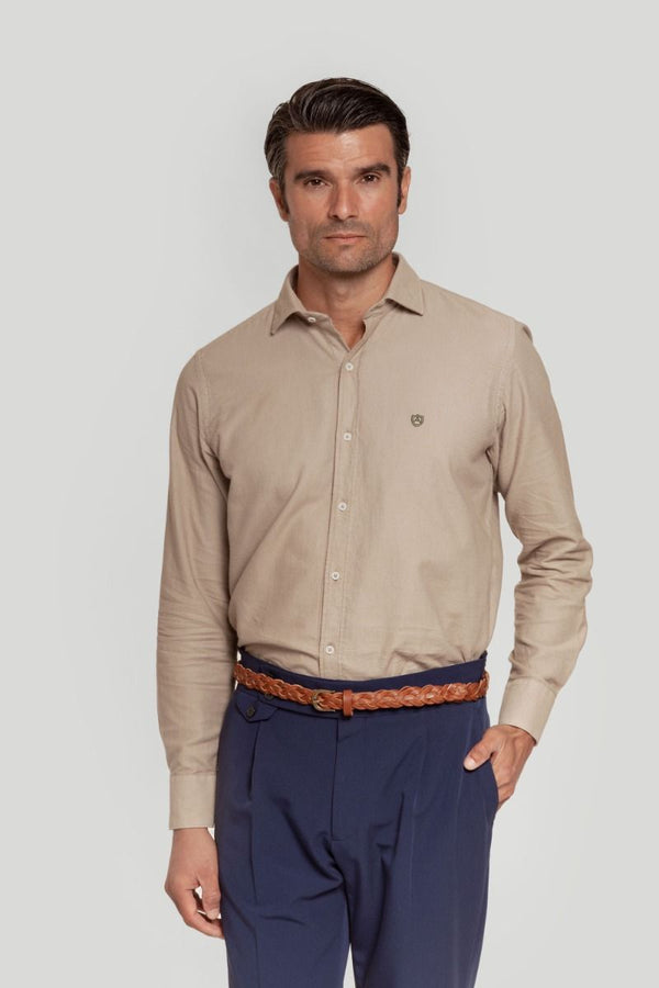 CAMISA MINI ESTRUCTURA BEIG SKU 0.29490