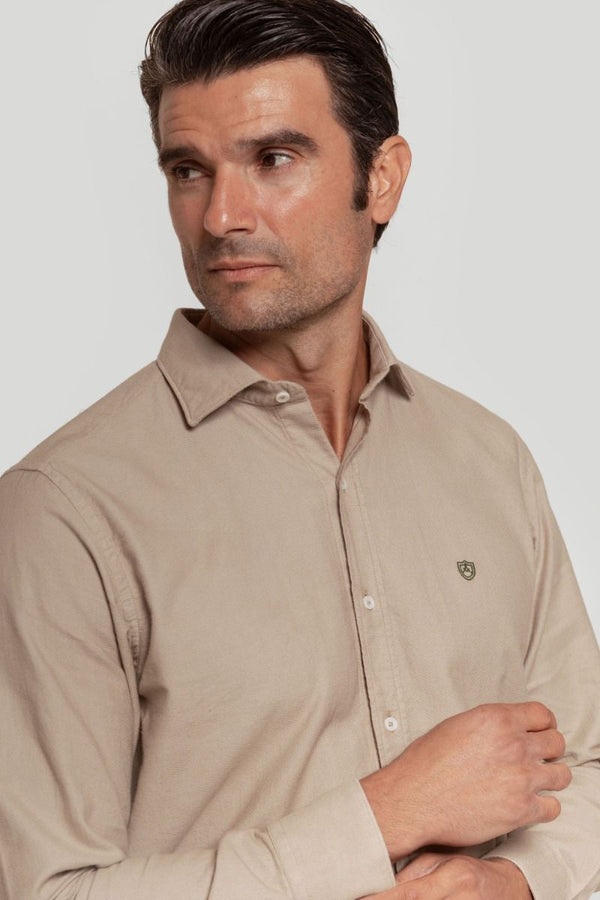 CAMISA MINI ESTRUCTURA BEIG SKU 0.29490