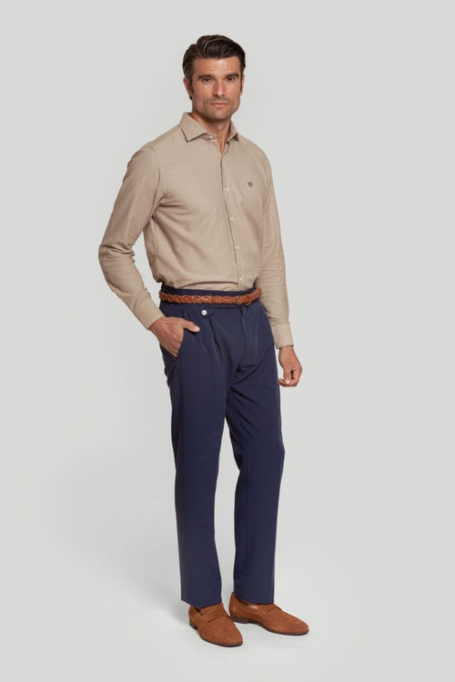 CAMISA MINI ESTRUCTURA BEIG SKU 0.29490
