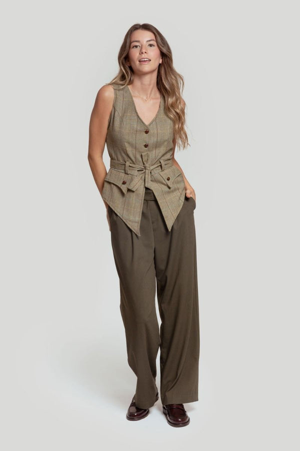 CHALECO ROMERIA CUADRO VERDE SKU 0.29749