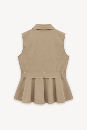 Chaleco Peplum Cinturón SKU 0.34250