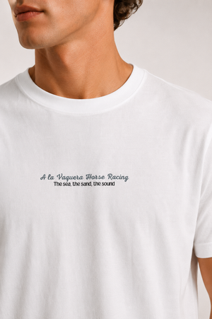 Camiseta Horse Raicing Blanca SKU 0.34537