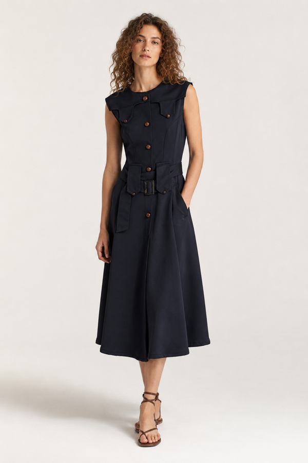 Vestido Midi Safari SKU 0.34328