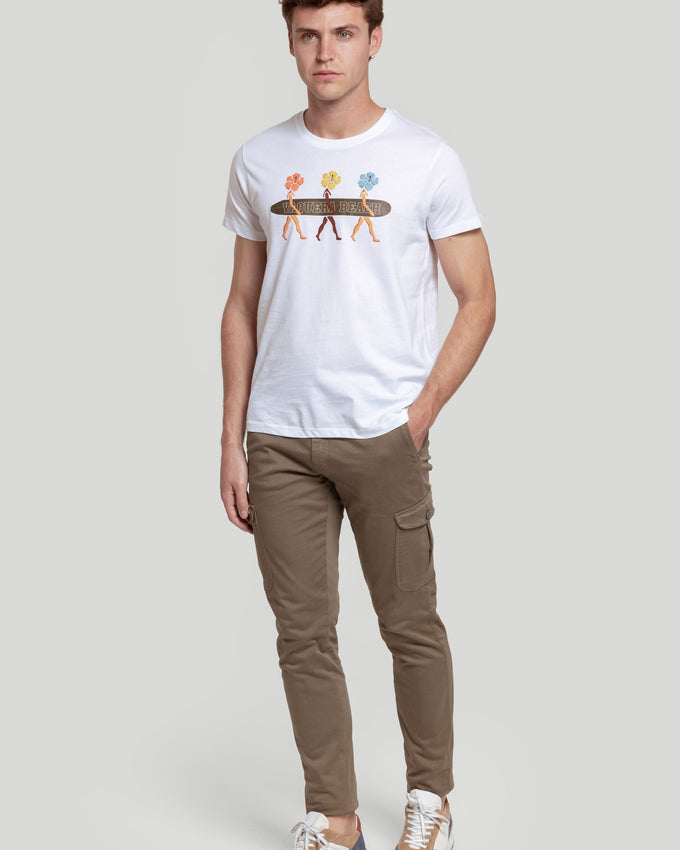Pantalon cargo chino kaki, référence 0.24297