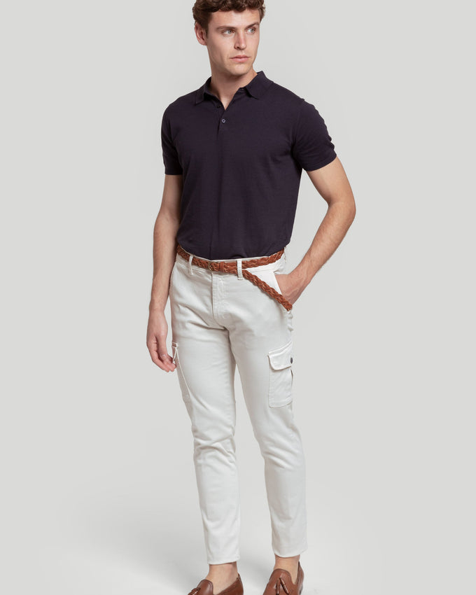 Pantalon cargo chino couleur sable, référence 0.24297