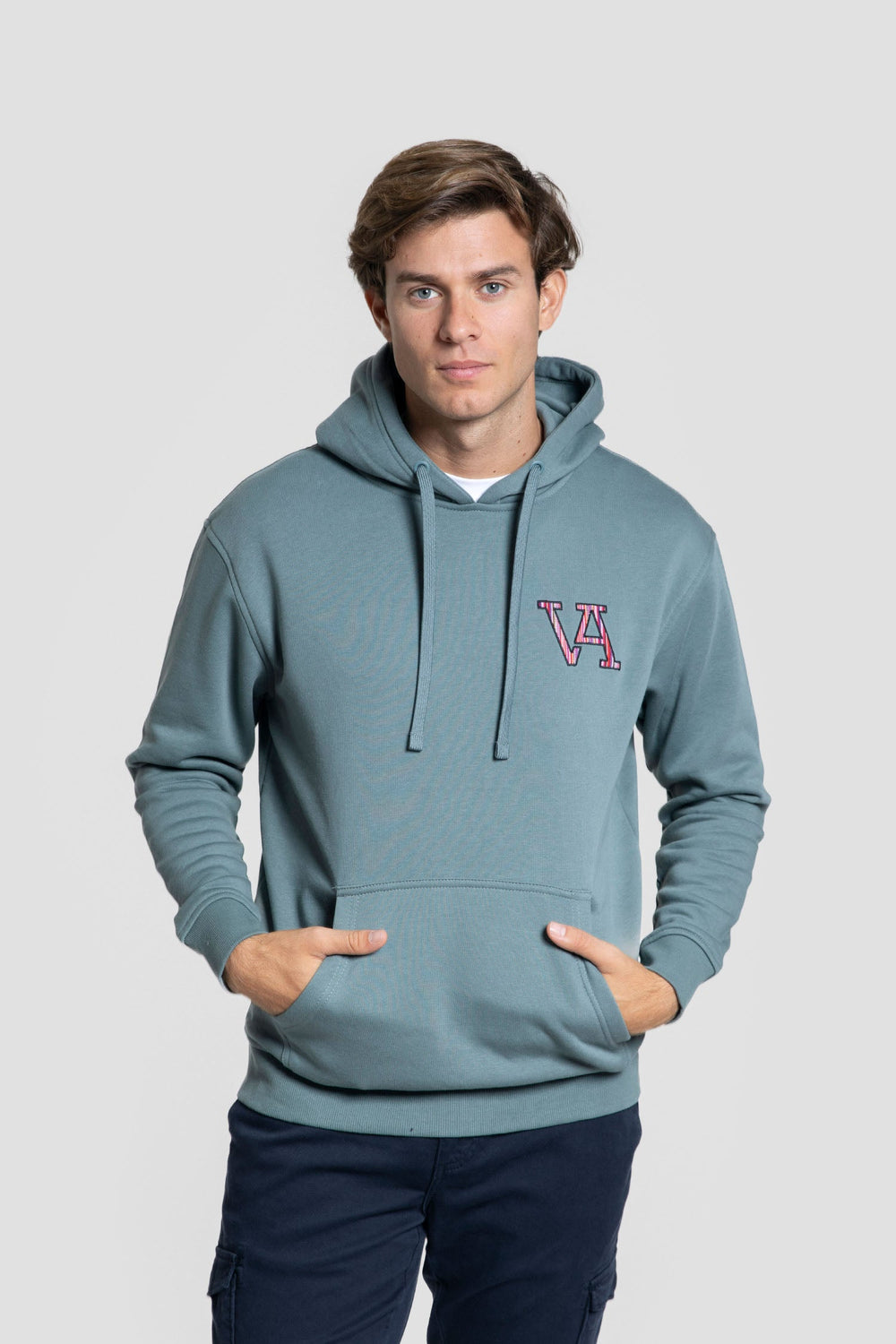 Sudadera VA Etnica Gorro Verde Menta - Raíces SKU 0.30460