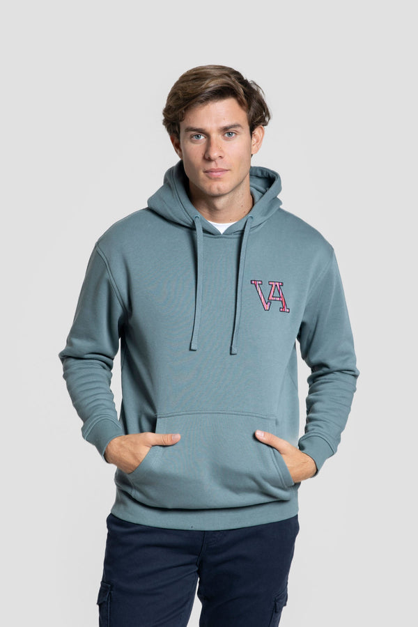 Sudadera VA Etnica Gorro Verde Menta - Raíces SKU 0.30460