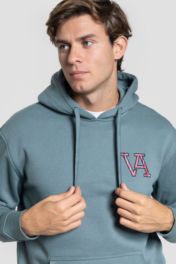 Sudadera VA Etnica Gorro Verde Menta - Raíces SKU 0.30460