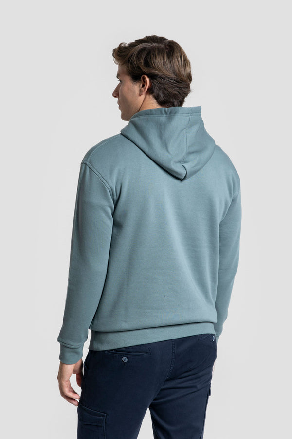 Sudadera VA Etnica Gorro Verde Menta - Raíces SKU 0.30460