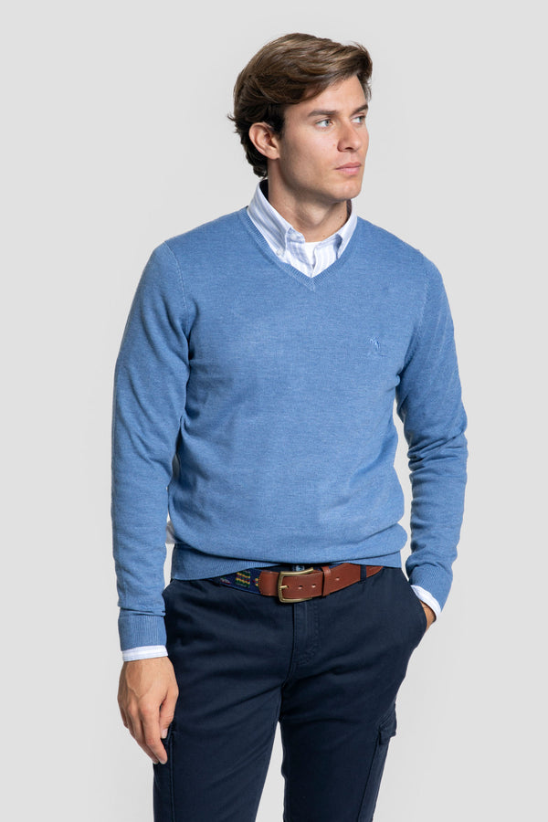 Jersey Cuello Pico Índigo - Raíces SKU 0.32017
