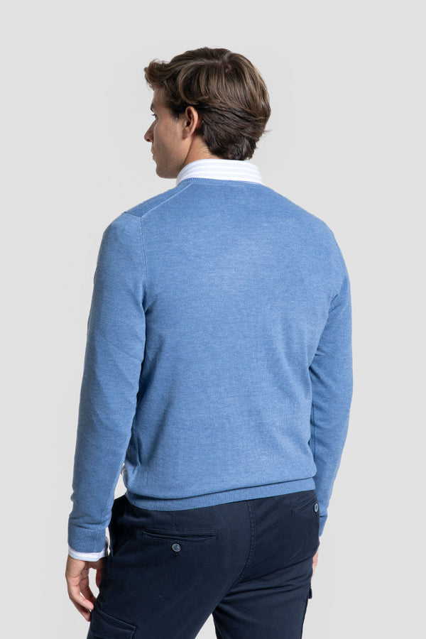 Jersey Cuello Pico Índigo - Raíces SKU 0.32017