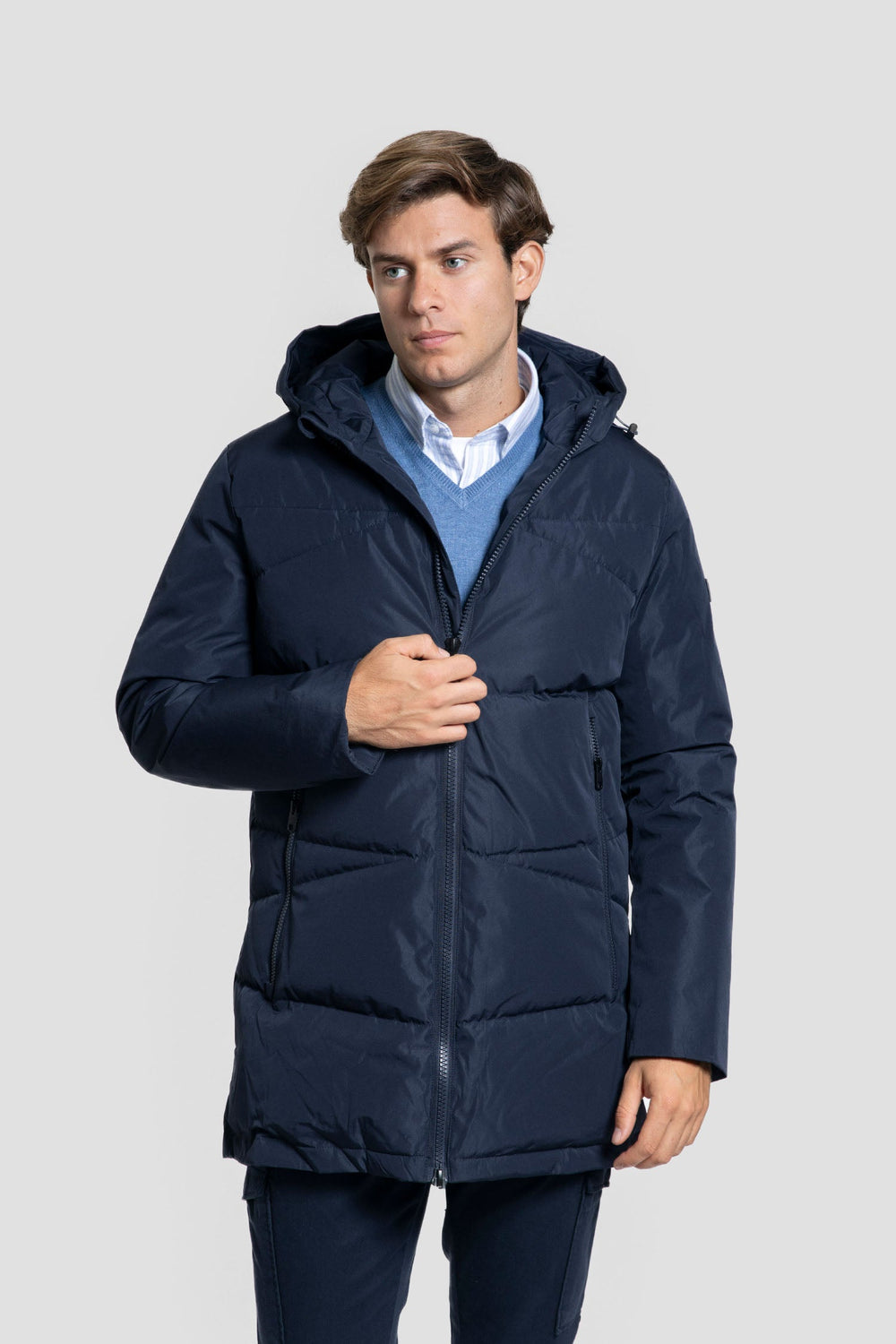 Chaqueton Largo Marino SKU 0.32370