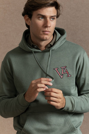 Sudadera VA Etnica Gorro Verde Hoja - Raíces SKU 0.30460