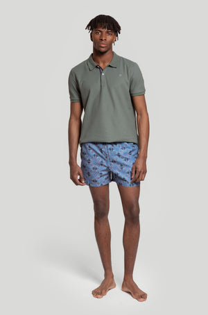 Maiô estampado azul marinho SKU 0,30879