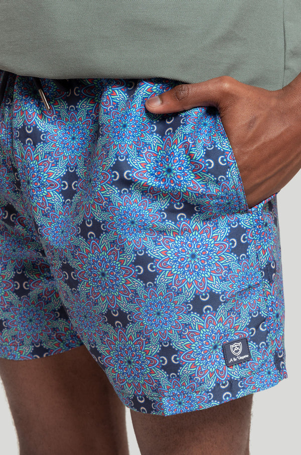 Maiô estampado azul marinho SKU 0,30879