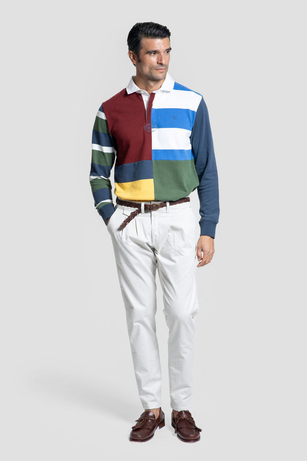Polo Manga Larga Burdeos SKU 0.32459