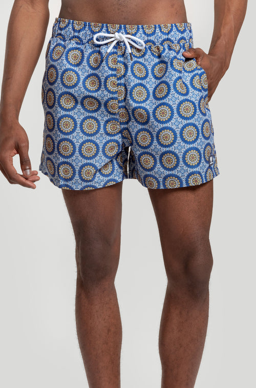 Maiô estampado azul SKU 0.30882