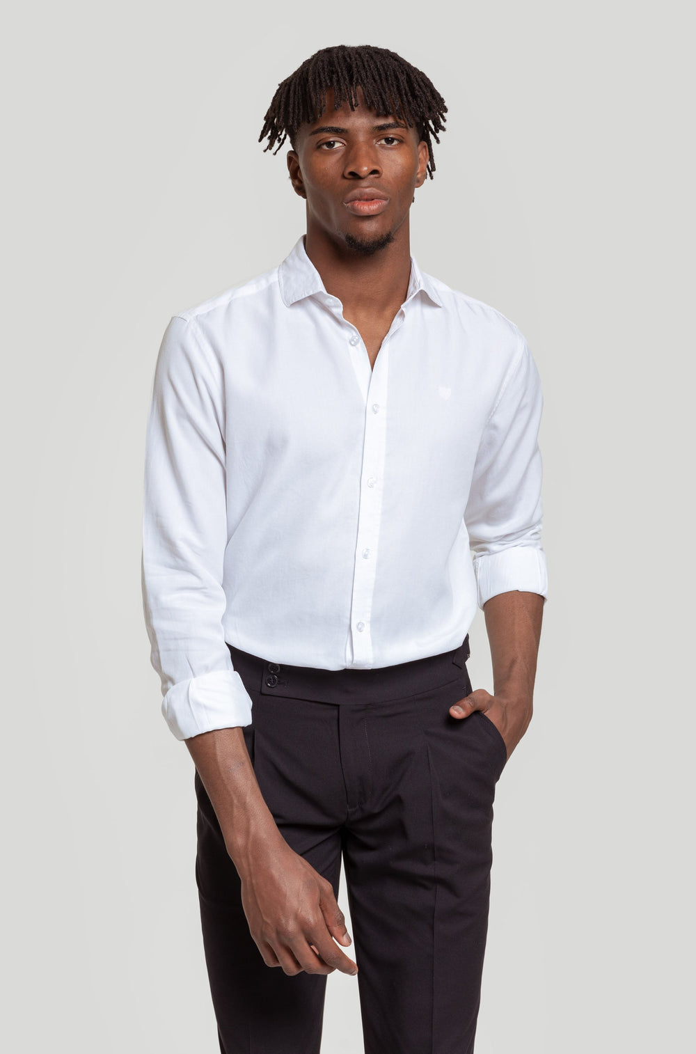 Camisa Algodón Soft Fit Blanco SKU 0.31145