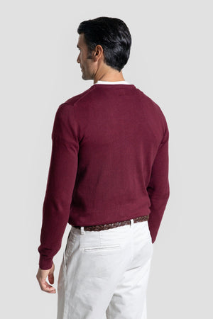 Jersey Cuello Caja Burdeos - Raíces SKU 0.32397