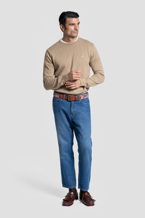 Jersey Cuello Caja Camel - Raíces SKU 0.32397