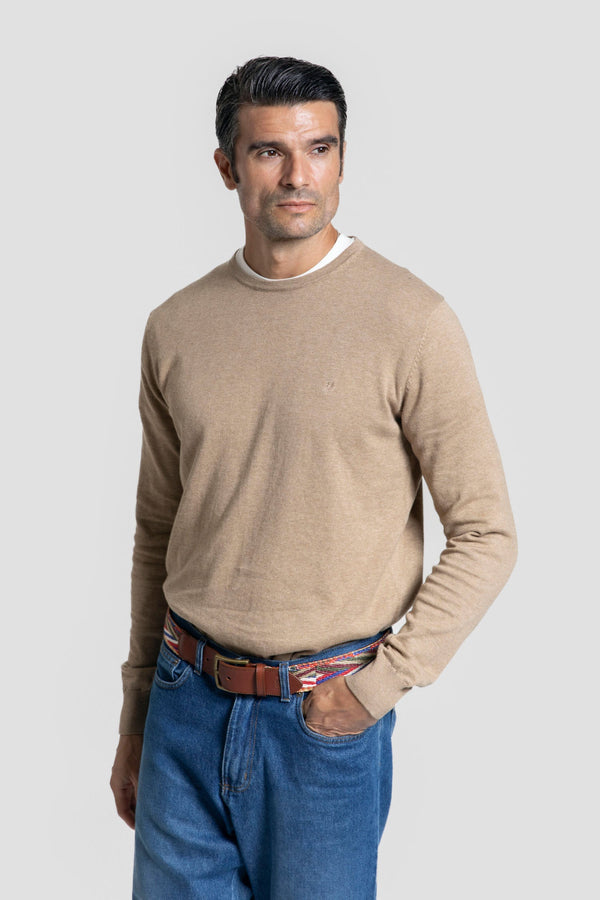 Jersey Cuello Caja Camel - Raíces SKU 0.32397