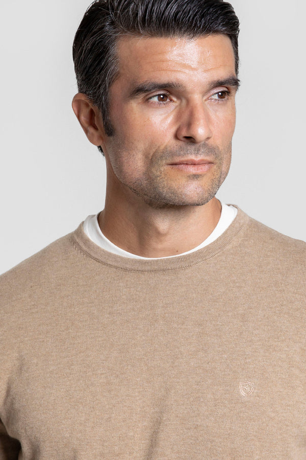 Jersey Cuello Caja Camel - Raíces SKU 0.32397
